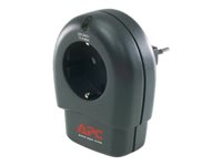 APC SurgeArrest Essential - Överspänningsskydd - AC 230 V - utgångskontakter: 1 - Spanien - träkol P1T-SP