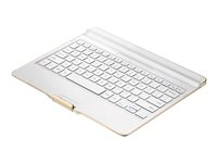 Samsung Book Cover Keyboard EJ-CT800 - Tangentbord - Bluetooth - vit - för Galaxy Tab S (10.5 tum) EJ-CT800NWEGSE