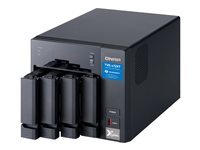 QNAP TVS-472XT - NAS-server - 4 fack - SATA 6Gb/s - RAID 0, 1, 5, 6, 10, JBOD, 1 hot spare, 10 hot spare, 5 hot spare, 6-reservsnabbyte - RAM 4 GB - Gigabit Ethernet / 2.5 Gigabit Ethernet / 5 Gigabit Ethernet / 10 Gigabit Ethernet - iSCSI support TVS-472XT-I3-4G