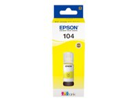 Epson EcoTank 104 - 65 ml - gul - original - bläcktank - för EcoTank ET-14100, 1810, 2721, 2810, 2811, 2812, 2814, 2815, 2820, 2821, 2825, 2826, 4800 C13T00P440