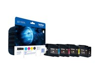 Brother LC1280XLVALBP - 4-pack - hög kapacitet - svart, gul, cyan, magenta - original - blister - bläckpatron LC1280XLVALBP