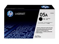 HP 05A - Svart - original - LaserJet - tonerkassett (CE505A) - för LaserJet P2035, P2035n, P2055, P2055d, P2055dn, P2055x CE505A