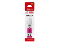 Canon GI 50 M - Magenta - original - påfyllnadsbläck - för PIXMA G5050, G6050, G7050, GM2050, GM4050 3404C001