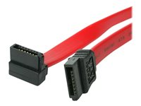 StarTech.com 18in SATA to Right Angle SATA Serial ATA Cable - 18in SATA Cable - 18 SATA Cable - 18in angled SATA Cable - SATA-kabel - Serial ATA 150/300/600 - SATA (R) till SATA (R) - 45.7 cm - högervinklad kontakt - röd - för P/N: 25S22M2NGFFR, 35S24M2NGFF, CFAST2SAT25, S251BU31REM, S322M225R, S32M2NGFFPEX SATA18RA1
