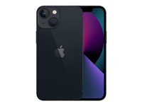Apple iPhone 13 mini - 5G smartphone - dual-SIM / Internminne 512 GB - OLED-skärm - 5.4" - 2340 x 1080 pixlar - 2 bakre kameror 12 MP, 12 MP - front camera 12 MP - midnatt MLKA3QN/A