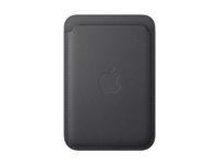 Apple - Plånbok för mobiltelefon/kreditkort - MagSafe-kompatibilitet - mikrotwill, FineWoven - svart MA6W4ZM/A