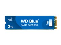 WD Blue SA510 WDS200T3B0B-00C7C0 - SSD - 2 TB - inbyggd - M.2 2280 - SATA 6Gb/s WDS200T3B0B-00C7C0