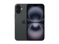 Apple iPhone 16 Plus - 5G smartphone - dual-SIM / Internminne 256 GB - OLED-skärm - 6.7" - 2796 x 1290 pixels - 2 bakre kameror 48 MP, 12 MP - front camera 12 MP - svart MXWN3QN/A