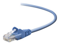 Belkin - Patch-kabel - RJ-45 (hane) till RJ-45 (hane) - 10 m - CAT 5e - formpressad, hakfri - blå - för Omniview SMB 1x16, SMB 1x8; OmniView SMB CAT5 KVM Switch A3L791B10M-BLUS