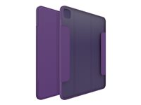 OtterBox Symmetry Folio Series - Vikbart fodral för surfplatta - polykarbonat, syntetiskt gummi - figment (genomskinlig/lila) - för Apple 13-inch iPad Pro (M4) 77-95260