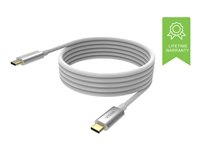 Vision - USB-kabel - USB-C (hane) till USB-C (hane) - USB 3.1 Gen 1 - 3 A - 4 m - vit TC 4MUSBC
