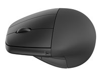 HP 925 - Vertikal mus - 6 knappar - trådlös - Bluetooth 5.3, 2.4 GHz - trådlös USB-mottagare - svart - hållbar förpackning 6H1A5AA