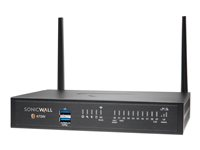 SonicWall TZ470W - Essential Edition - säkerhetsfunktion - med 1 års TotalSecure - 1GbE, 2.5GbE - Wi-Fi 5 - 2.4 GHz, 5 GHz - skrivbord 02-SSC-6804