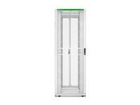 APC NetShelter SX Gen 2 - Rack skåp - 2258 H x 800 B x 1200 D mm, med sidor - golvstående - vit - 48U - 19" AR3387W2