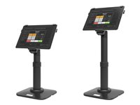 Compulocks iPad Pro 12.9" (3rd -5th Gen) Adjustable Height POS Kiosk Single - Ställ - för surfplatta - låsbar - svart - för Apple 12.9-inch iPad Pro CVPA105B