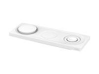 Belkin BoostCharge Pro 3-in-1 - Trådlös laddningsplatta - Fast Charge - vit WIZ016VFWH
